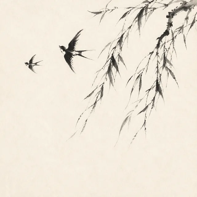Swallows and Willow